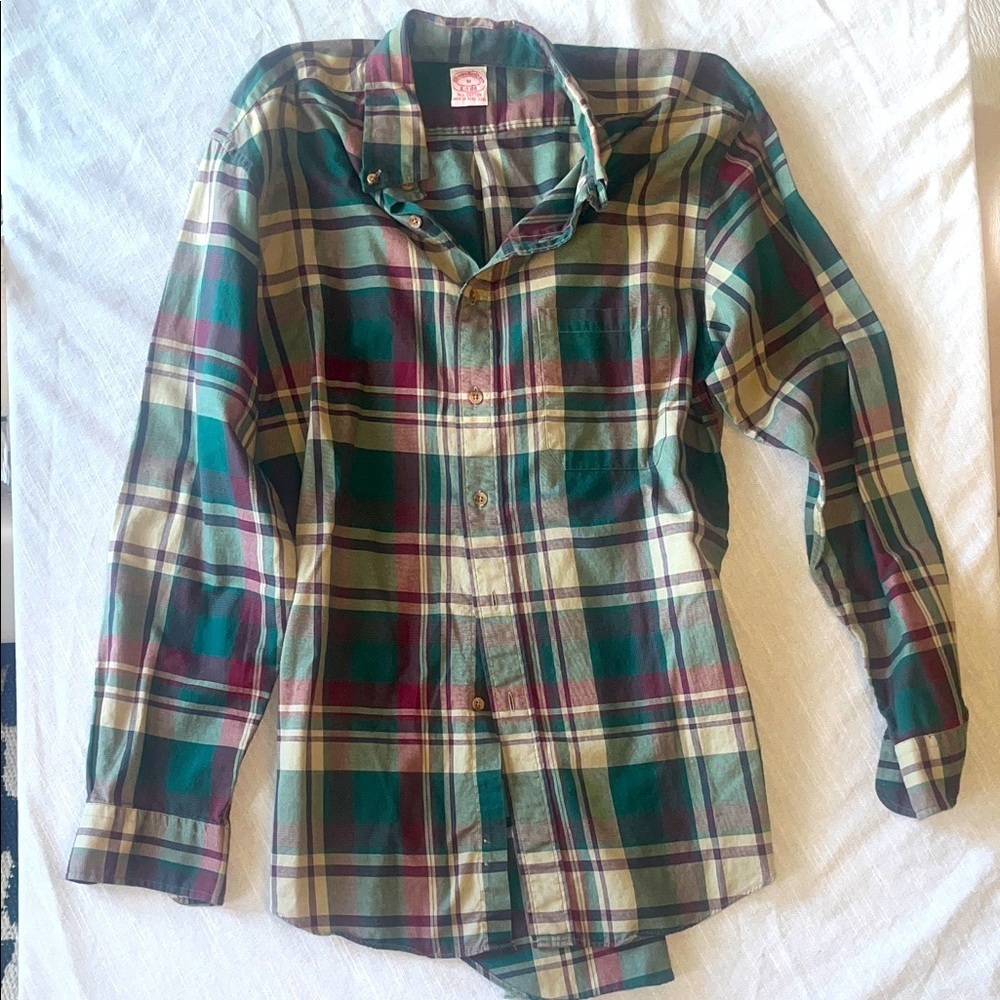 Brooks Brothers Classic Plaid Men's Shirt